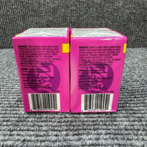 2 Packs -4 Bars ZEST Moisturizing Lush Orchid & Almond Oil Bar Soap 4.12oz Each - Picture 3 of 4